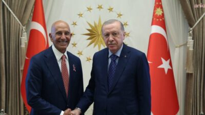 ABD’nin Ankara Büyükelçisi Tom Barrack, Cumhurbaşkanı Recep Tayyip Erdoğan ile