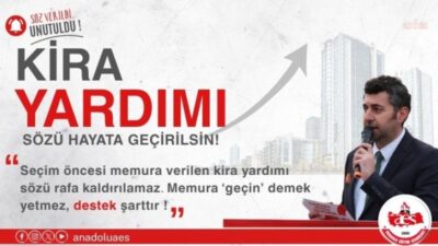 BASK ve AES tarafından yapılan açıklamada, "Seçim öncesi verilen kira