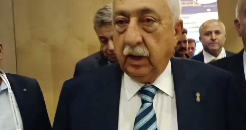 Türkiye Esnaf ve Sanatkârları Konfederasyonu Genel Başkanı Bendevi Palandöken, bugün