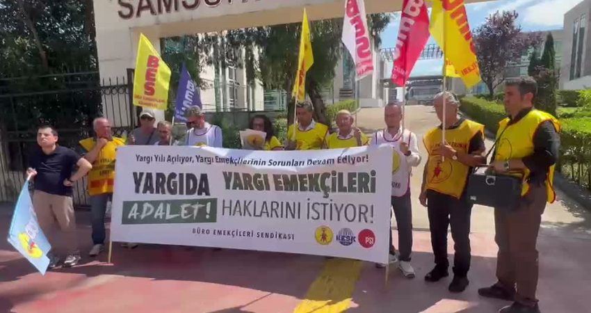 Büro Emekçileri Sendikası (BES) Samsun Şubesi Kadın Sekreteri Emine Boyraz, iktidarın