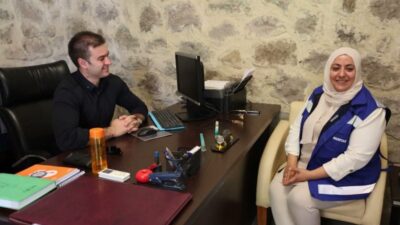 Bodrum Belediye Başkanı Tamer Mandalinci, mahalle ziyaretleri kapsamında saha çalışmalarına