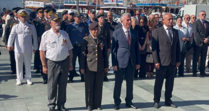 Bodrum’da 19 Eylül Gaziler Günü dolayısıyla gaziler, gazi aileleri ve