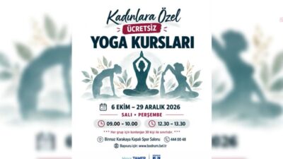 Bodrum Belediyesi tarafından kadınlara özel düzenlenen ücretsiz yoga kurslarında yeni