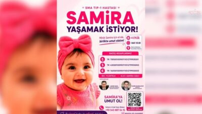 Bodrum'da SMA hastası minik Samira’nın tedavisine destek olmak amacıyla bugün