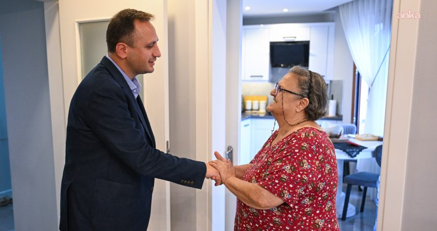 Bornova Belediye Başkanı Ömer Eşki, Kızılay Mahallesi’nde elektrik kontağı yangını