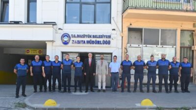 Bozüyük Belediye Başkanı Mehmet Talat Bakkalcıoğlu, Zabıta Haftası dolayısıyla Zabıta