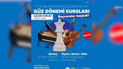 Buca Belediyesi’nin, 7-14 yaş arası çocuklar için düzenlediği ücretsiz satranç,