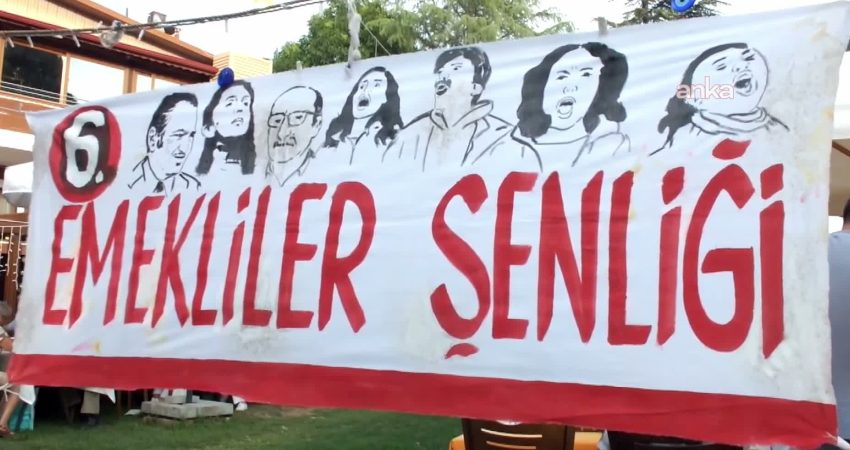 Balıkesir’in Burhaniye ilçesinde, Disk Emekli-Sen Şubesinin öncülüğünde düzenlenen "6'ncı Emekliler