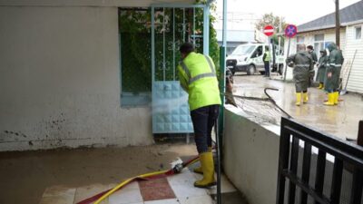 Bursa Büyükşehir Belediye Başkan Vekili Şahin Biba, yağışların ardından sel