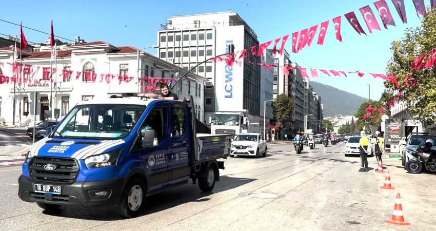 Bursa Büyükşehir Belediyesi Başkan Vekili Şahin Biba, Zabıta Teşkilatı’nın 200’üncü