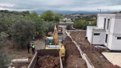 Bursa Büyükşehir Belediyesi, Mudanya’nın Bademli ve Çağrışan mahallelerinde 1,6 kilometrelik