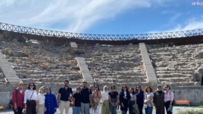 Bursa Büyükşehir Belediyesi'nin düzenlediği "İznik Kültürel Miras Teknik Gezisi"ne katılan