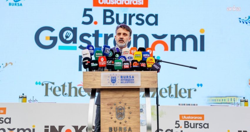 Bursa Büyükşehir Belediyesi’nin bu yıl "Fetheden Lezzetler" temasıyla düzenlediği Uluslararası