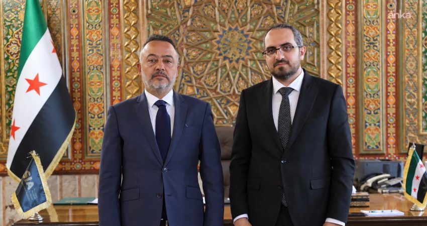 Türkiye'nin Şam Büyükelçisi Nuh Yılmaz, Suriye Yatırım Ajansı Başkanı Rawad