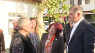 İzmir Büyükşehir Belediye Başkanı  Cemil Tugay, Karaburun Tepeboz’da küçük ölçekli