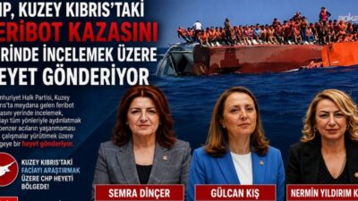 CHP Genel Başkanı Kemal Kılıçdaroğlu, Girne açıklarında 267 kişiyi taşıyan