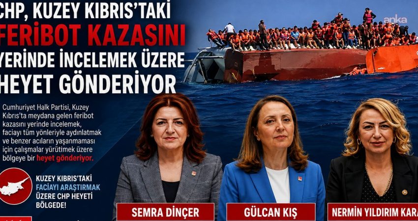 CHP Genel Başkanı Kemal Kılıçdaroğlu, Girne açıklarında 267 kişiyi taşıyan