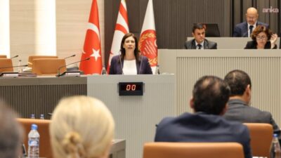 KKTC’deki Cumhuriyetçi Türk Partisi (CTP) Genel Başkanı Sıla Usar İncirli,