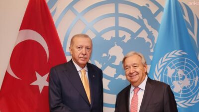 Cumhurbaşkanı Recep Tayyip Erdoğan, New York’taki Birleşmiş Milletler binasında BM
