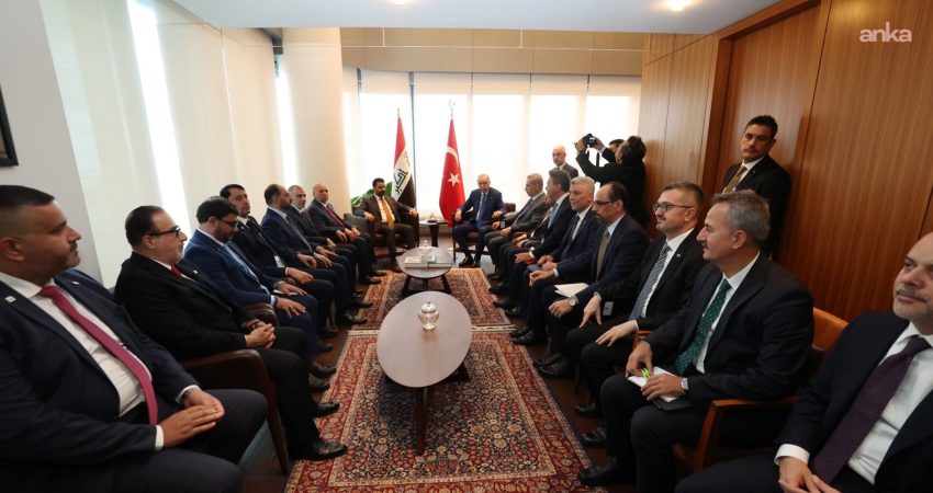 Cumhurbaşkanı Recep Tayyip Erdoğan ile Irak Başbakanı Ali Zeydi’nin New