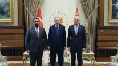 Cumhurbaşkanı Recep Tayyip Erdoğan, Irak Temsilciler Meclisi Başkanı Heybet Halbusi'yi