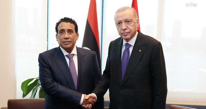 Cumhurbaşkanı Erdoğan, Libya Başkanlık Konseyi Başkanı el-Menfi ile görüştü Cumhurbaşkanı Recep Tayyip Erdoğan, Birleşmiş Milletler 81’inci Genel Kurulu dolayısıyla