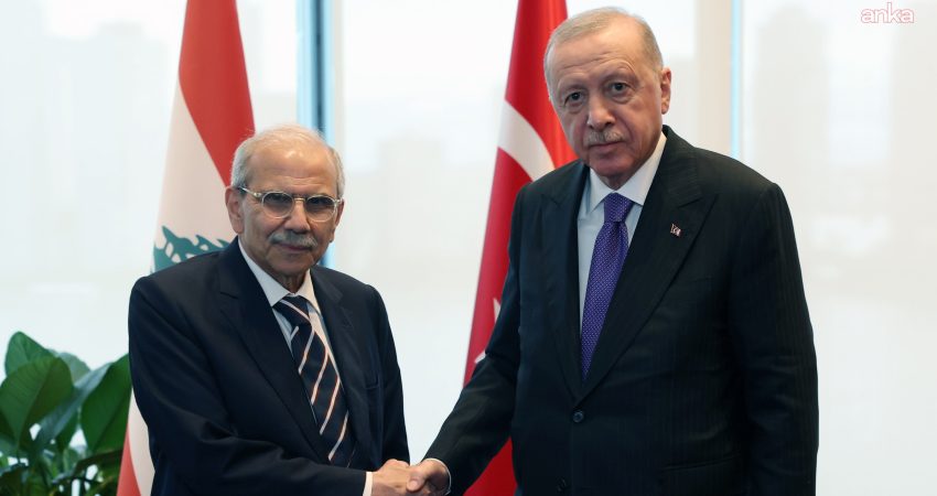 Cumhurbaşkanı Erdoğan, Lübnan Başbakanı Selam ile görüştü Cumhurbaşkanı Recep Tayyip Erdoğan, Birleşmiş Milletler 81. Genel Kurulu dolayısıyla