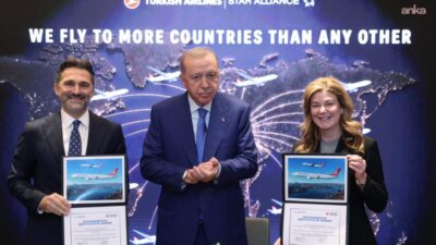 Cumhurbaşkanı Recep Tayyip Erdoğan, New York’ta Türk Hava Yolları (THY)