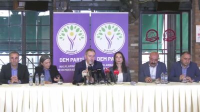 DEM Parti Eş Genel Başkanı Tuncer Bakırhan, Alevi kurumlarının temsilcileriyle