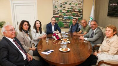 DEM Parti Eş Genel Başkanları Tülay Hatimoğulları ve Tuncer Bakırhan, 10