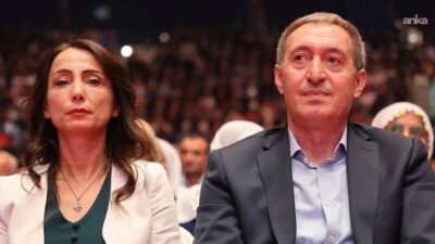 DEM Parti Eş Genel Başkanları Tülay Hatimoğulları ve Tuncer Bakırhan, Berlin