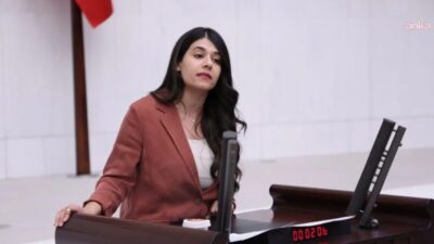 DEM Parti Mardin Milletvekili Beritan Güneş Altın, Mardin’in Kızıltepe ilçesinde