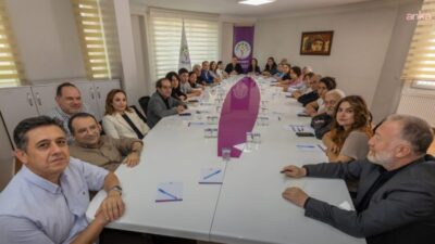 DEM Parti Eş Genel Başkanları Tülay Hatimoğulları ve Tuncer Bakırhan