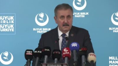 BBP Genel Başkanı Mustafa Destici, Cumhurbaşkanı Recep Tayyip Erdoğan’ın yeniden