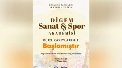 Didim Belediyesi DİGEM Sanat ve Spor Akademisi’nde çocuk, genç ve