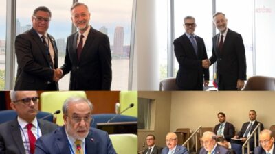 Dışişleri Bakan Yardımcıları Levent Gümrükçü ve Musa Kulaklıkaya, Birleşmiş Milletler