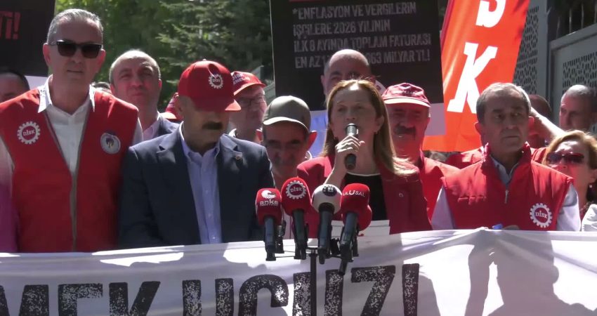 DİSK Genel Başkanı Arzu Çerkezoğlu, Çalışma ve Sosyal Güvenlik Bakanlığı