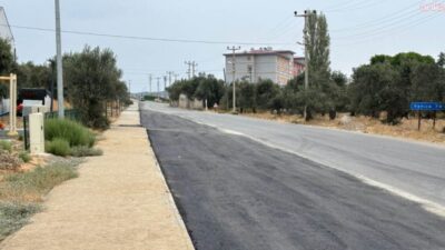 Edremit Belediyesi, Tuzcumurat Mahallesi Hamdibey Caddesi üzerinde gerçekleştirdiği yol genişletme,