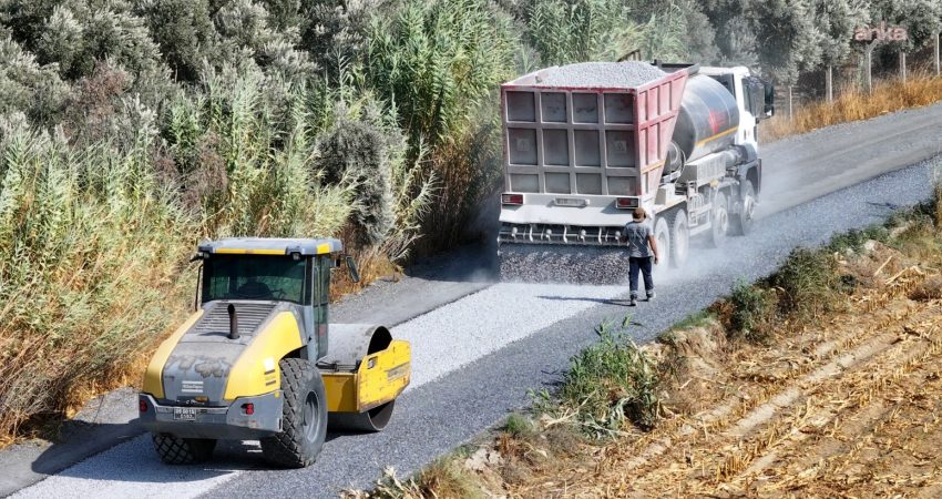 Efeler Belediyesi, Savrandere ile Böcek mahalleleri arasındaki bağlantı yolunu asfaltlayarak