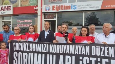 Eğitim-İş Tokat Şubesi, Manisa’nın Turgutlu ilçesinde 11 öğrencinin yaralandığı silahlı