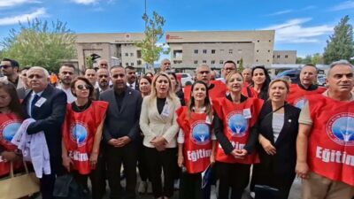 Eğitim-İş Osmaniye Şubesi üyeleri, Osmaniye Farabi Anadolu Lisesi’nde öğretmen Mehmet