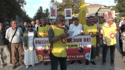 Eğitim Sen Malatya Şube Başkanı Nevzat Millioğulları, Manisa Turgutlu'da okul