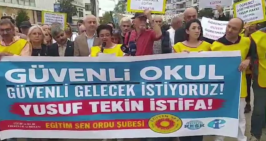 Eğitim Sen Ordu Şubesi, Manisa’nın Turgutlu ilçesinde 11 öğrencinin yaralandığı