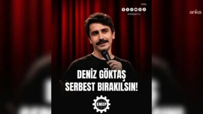EMEP Genel Başkanı Seyit Aslan, komedyen Deniz Göktaş’ın serbest bırakılmasına