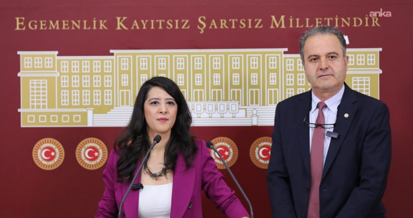 Emek Partisi (EMEP) Gaziantep Milletvekili Sevda Karaca ile İstanbul Milletvekili