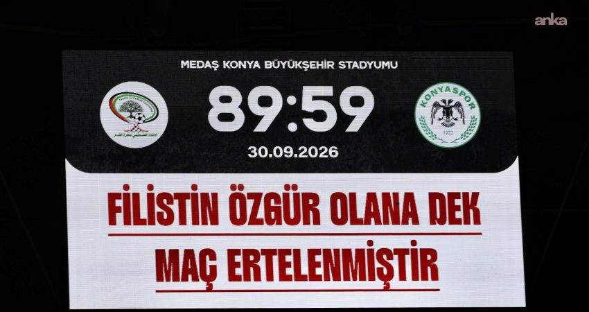 Cumhurbaşkanı Recep Tayyip Erdoğan, Konya’da Konyaspor ile Filistin Milli Futbol