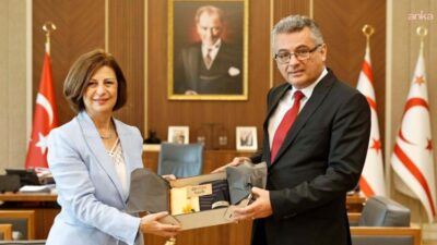 Eskişehir Büyükşehir Belediye Başkanı Ayşe Ünlüce, KKTC’de Cumhurbaşkanı Tufan Erhürman,