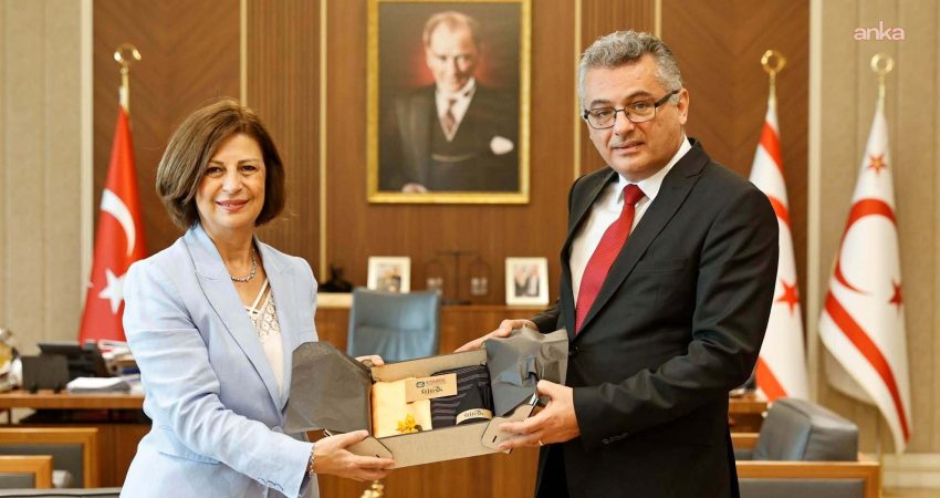 Eskişehir Büyükşehir Belediye Başkanı Ayşe Ünlüce, KKTC’de Cumhurbaşkanı Tufan Erhürman,