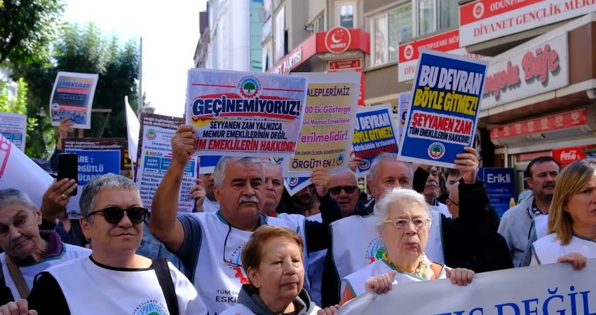 Tüm Emeklilerin Sendikası Eskişehir Şubesi, "emeklilere seyyanen zam verilmesi ve