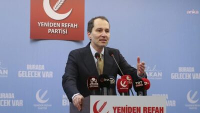 Yeniden Refah Partisi Genel Başkanı Fatih Erbakan, "Akaryakıt tabelasında YÜZünüz